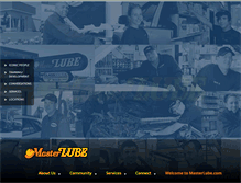 Tablet Screenshot of masterlube.com